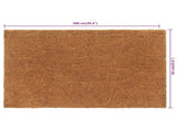 Door Mat Natural 65x100 cm Tufted Coir 155604