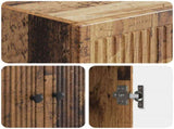 Cabinet Set 2 pcs Old Wood 66 x 34.5 x 90 cm Engineered Wood 3416365