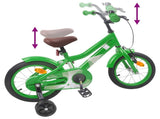 Kids Bike 12 Inches for 2-4 Years Old Green 42009373