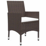 Garden Dining Set Brown Solid acacia wood Large Durable 3095868