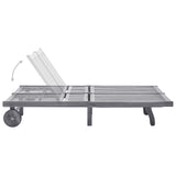 2-Person Sun Lounger Solid Acacia Wood 311874