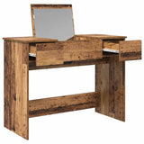Cosmetic Table with Drawer with Mirror Old Wood 100 x 45 x76 cm 871669