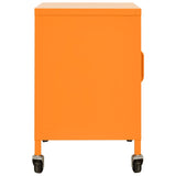 Storage Cabinet Orange 60x35x56 cm Steel 336264