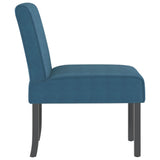 Slipper Chair Blue Velvet 352450