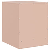 ZNTS Bedside Cabinets 2 pcs Pink 34.5x39x44 cm Steel 841610