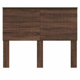 Headboard with Headboard Brown Oak 135 cm Engineered wood 887777