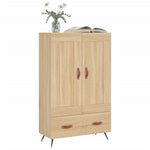 ZNTS Highboard Sonoma Oak 69.5x31x115 cm Engineered Wood 830295