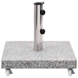 48563 Parasol Base Granite 30 kg Square Grey