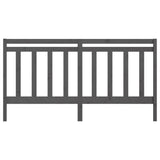 Bed Headboard Grey Solid pine wood Large Bed Headboard 817807
