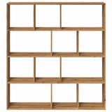 Book Cabinet Artisian Oak 132x29x141.5 cm Engineered Wood 3310315