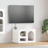 TV Cabinet High Gloss White 60 x 35 x 40 cm Engineered Wood 891288
