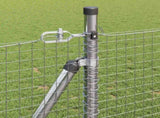 Welded Wire Fence with Concrete Base 50 x 0.8 m 3352350