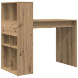 Desk with Shelf Artisan Oak 108 x 55 x 103.5 cm Engineered Wood 869465
