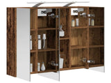 Bathroom Mirror Cabinet Old Wood 70 x 14.5 x 70 cm 889101