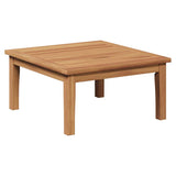 Garden Bench 2 pcs Brown Solid Teak wood 42006397