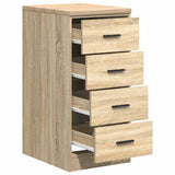 Garage Storage Cabinet Sonoma Oak 40x51x85 cm Solid Wood Pine 860591