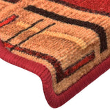 Self-adhesive Stair Mats 15 pcs Red 65x21x4 cm 322410