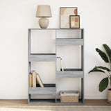 Bookcase Grey Sonoma 100x33x135 cm Engineered Wood 3309389