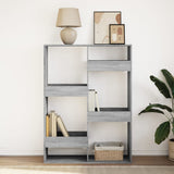 Bookcase Grey Sonoma 100x33x135 cm Engineered Wood 3309389