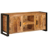 TV Cabinet Brown 120 x 30 x 50 cm Solid rough mango wood 4104751