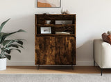 Highboard Smoked Oak 60x36x110 cm Engineered Wood 831489