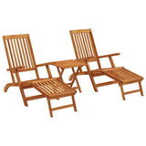 Reclining and Folding Sunlounger Folding 2 pcs Natural 3415407