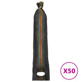 Sandbags 50 pcs Dark Green 103x25 cm HDPE 154883