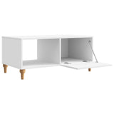 Coffee Table High Gloss White 90 x 50 x 40 cm Engineered Wood 894269