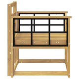 Outdoor Sofa Set Solid Acacia Wood White 3438983