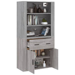 Highboard Grey Sonoma Engineered Wood 3185381