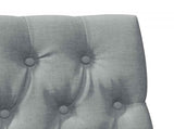 Upholstered Headboard Light Grey 90 cm Solid Pine Wood 879363