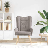 Armchair Taupe 63 x 67 x 94 cm Fabric 42001830