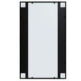 ZNTS Wall Mirrors 3 pcs Black 100x60 cm Metal 3189036