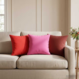 Throw Pillow 12 pcs HEERLEN Wine Red 40 x 40 cm Polyester 924738