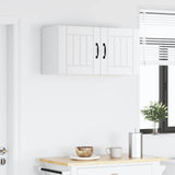 Wall Cabinet LUCCA 2 pcs White 40 x 31 x 40 cm Engineered Wood 884875