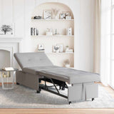 Sofa Bed Grey 194 x 50 x 82 cm Plywood 42008591