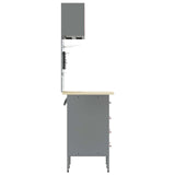 Work Cabinet Set with Drawer with Shelf with Storage 5 pcs Red 3321423