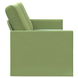 3 Seater Sofa Light Green 190 x 81 x 82 cm Velvet 42041123