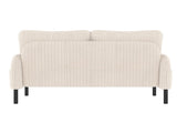 GOMYWAY corduroy fabric, comfortable monochrome double sofa, suitable for living rooms and bedrooms W2678P422254