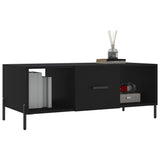 Coffee Table Black 102x50x40 cm Engineered Wood 829309