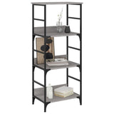 Bookshelf Grey Sonoma 50x33x117.5 cm Engineered Wood 835272