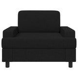 Armchair Black Fabric 42043456