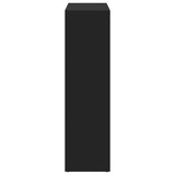 Room Divider Bookcase Black 102x29x103.5 cm Engineered Wood 858049
