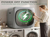 4kg Vented Tumble Dryer with 5 Drying Mode, 800W Compact Freestanding Front Tumble Dryer, Silver T3398P552510