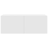 7 Piece TV Cabinet Set White Engineered Wood 3114542
