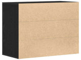 Sideboard Black Oak 79 x 38 x 80 cm Engineered Wood 862269