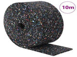 Rubber Granulate Roll Black 1000 x 12 x 1 cm Rubber 42027307