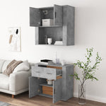 Highboard Concrete Grey Engineered Wood 3185371