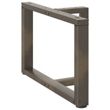 Coffee Table Legs T-Shaped 2 pcs Black 70x25x cm Steel 4013039