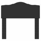 Headboard Black Oak Engineered wood 888694